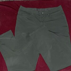 KR3W Men's Dark Green Stretch Chinos